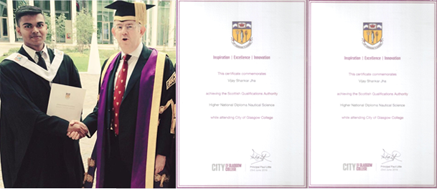 The Best International Deck Cadet Award